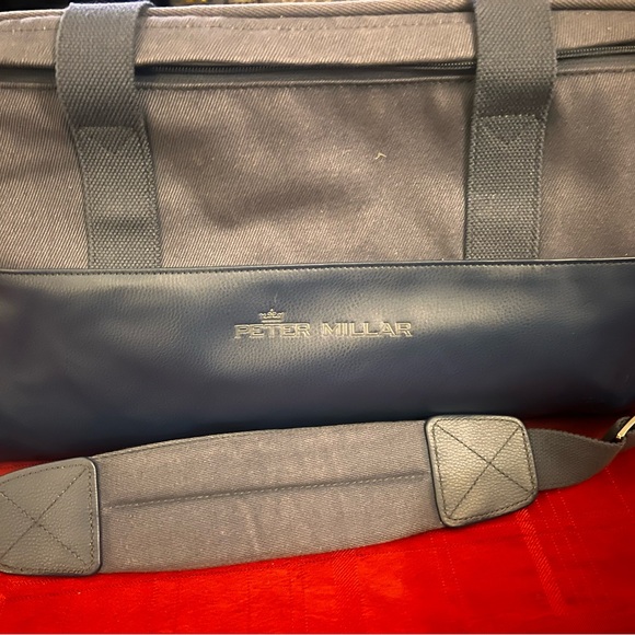 Peter Millar Crown Sport 20" Duffle Bag Travel Carry On With Strap - Picture 1 of 10